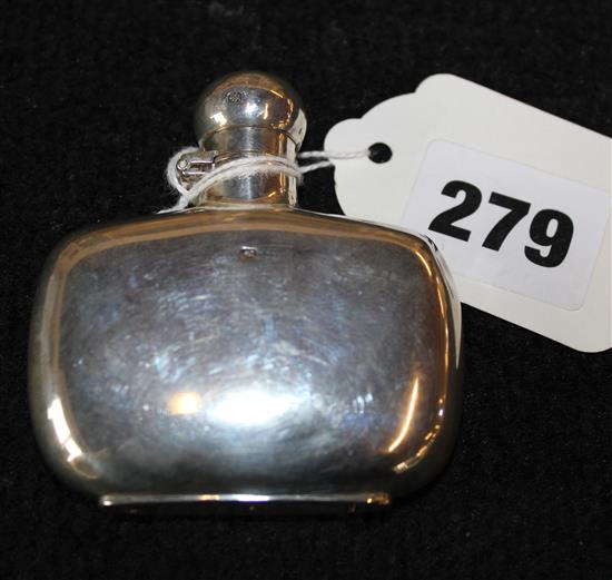 Victorian silver scent bottle